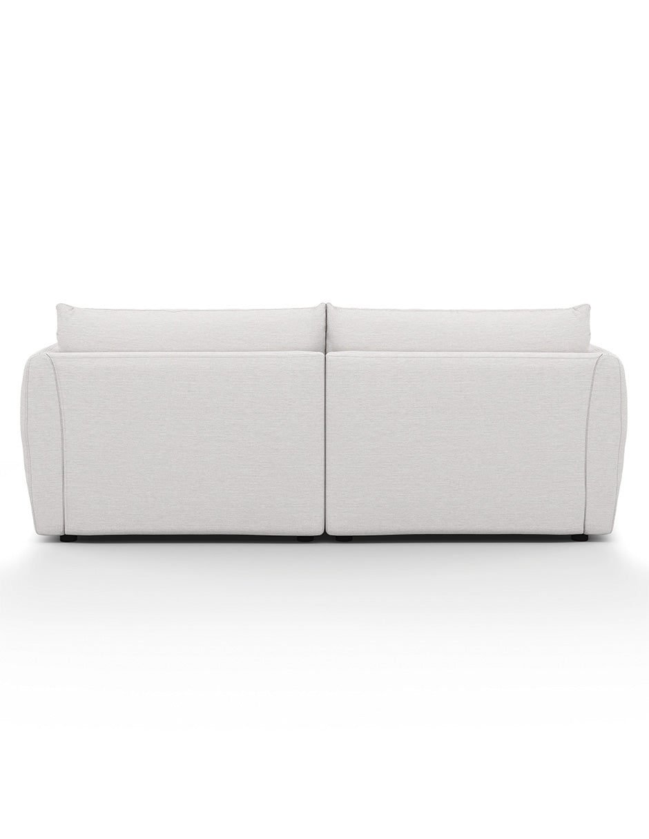 Clara - Sofá Modular Seccional 2 Plazas con Reposapiés - Oyster