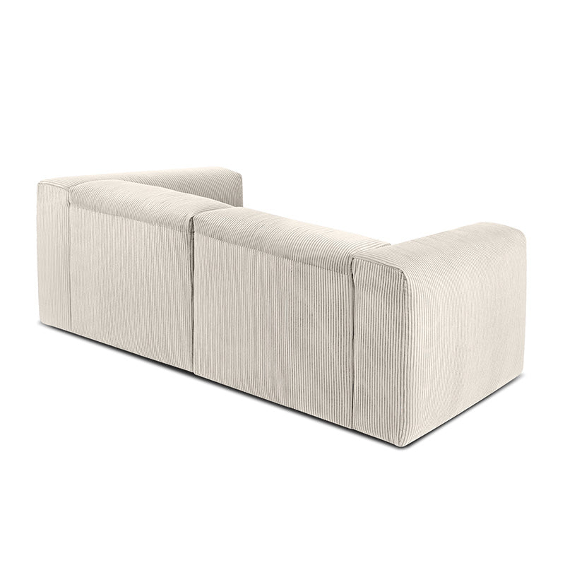 Helen - Sofá Modular 2 Plazas Loveseat - Pana Ivory