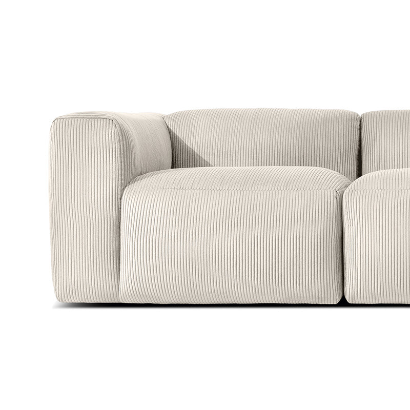 Helen - Sofá Modular 2 Plazas Loveseat - Pana Ivory