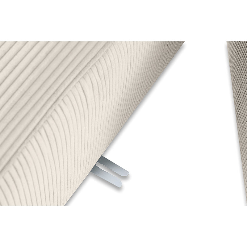 Helen - Sofá Modular 2 Plazas Loveseat - Pana Ivory