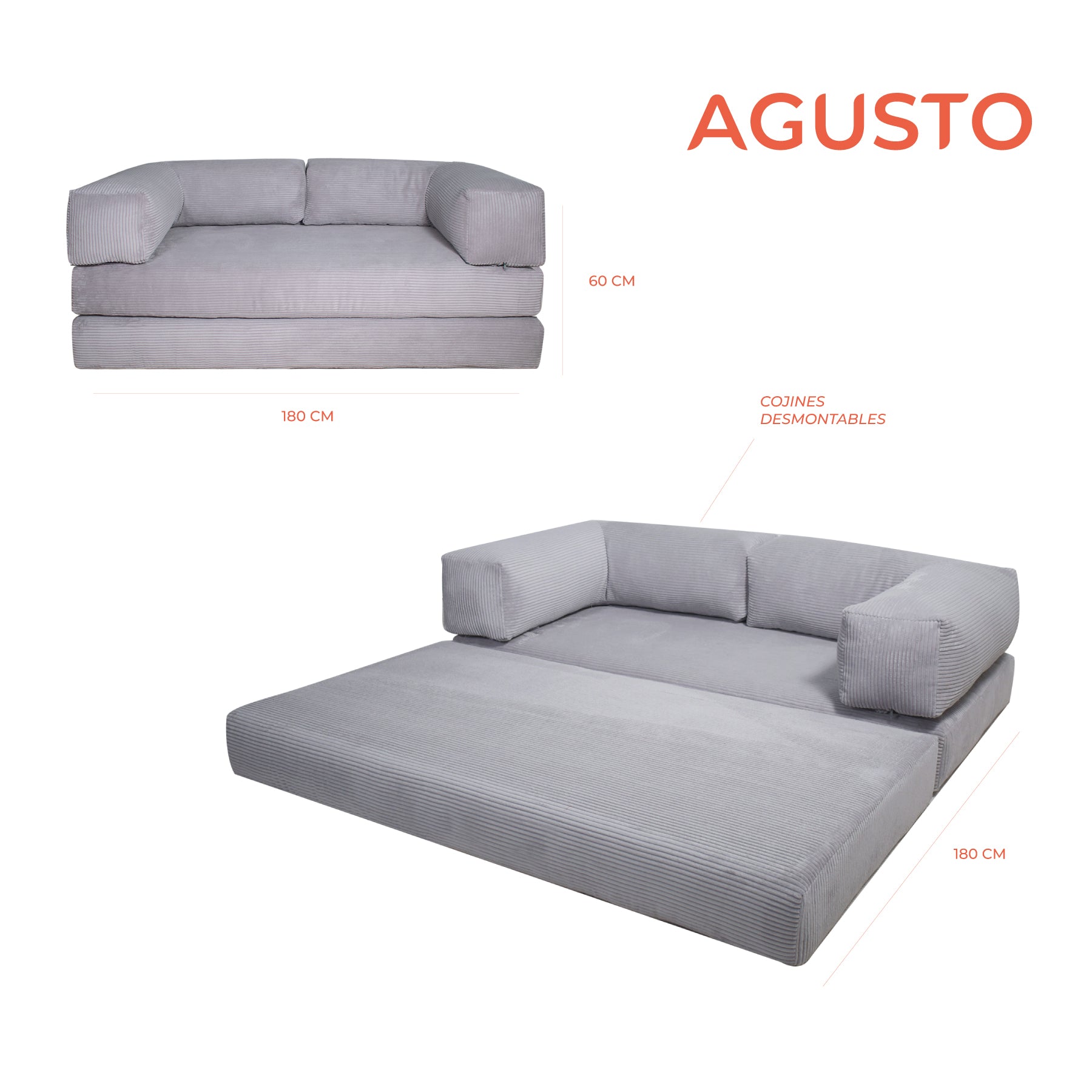Sofá cama Nami 2 Plazas