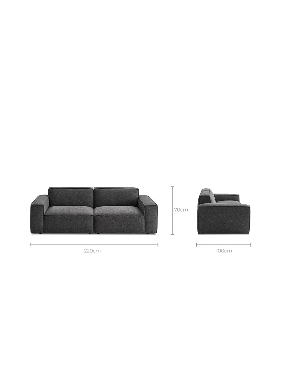Paul - Sofá Modular 2 Plazas - Granite