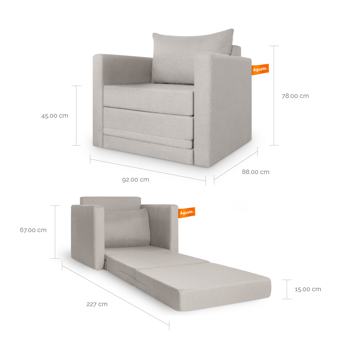 Sofá Cama Modular Individual